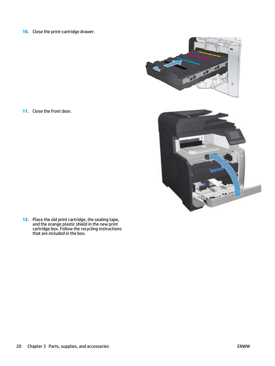 HP Color LaserJet Pro MFP M476 series User Manual | Page 30 / 144