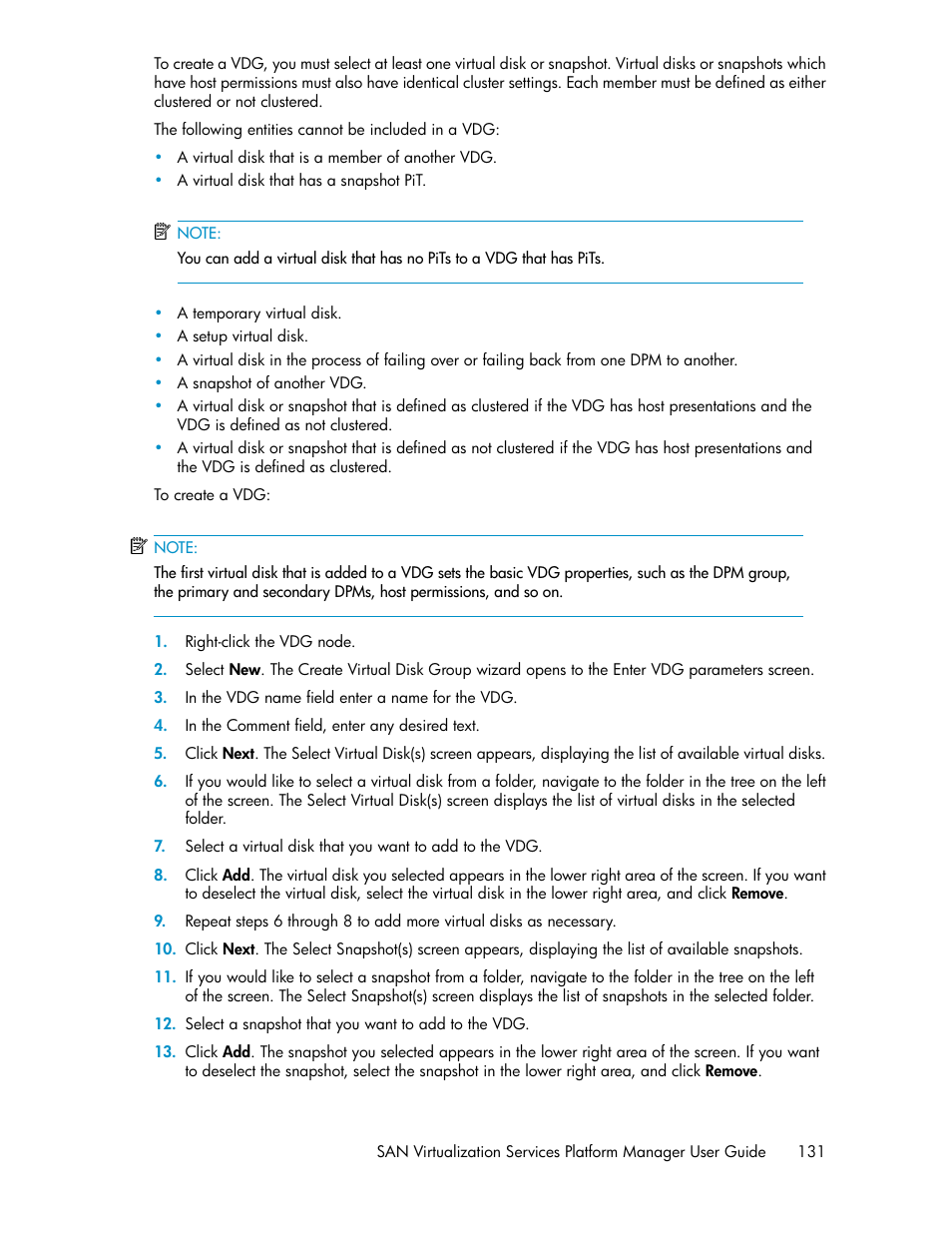 HP SAN Virtualization Services Platform User Manual | Page 131 / 400