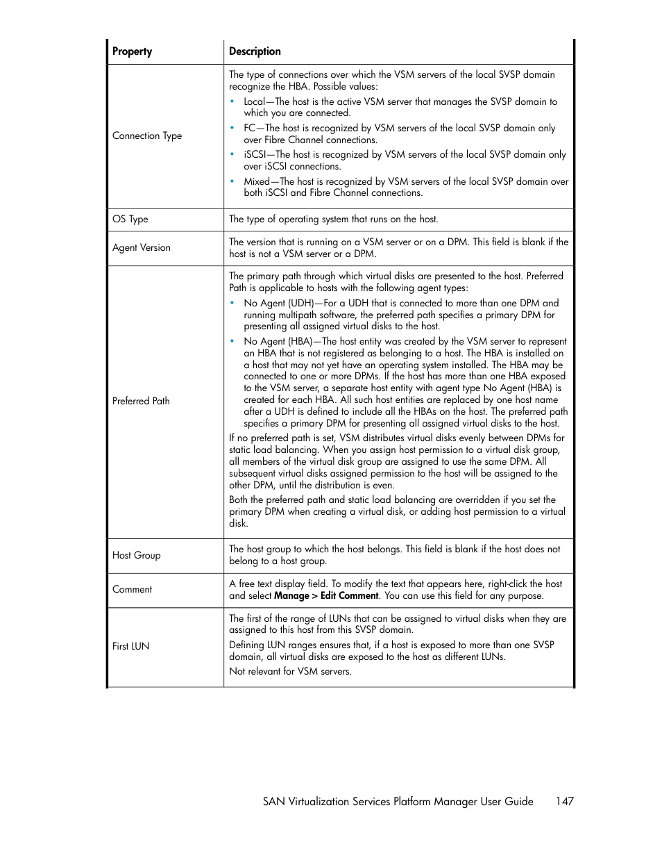 HP SAN Virtualization Services Platform User Manual | Page 147 / 400
