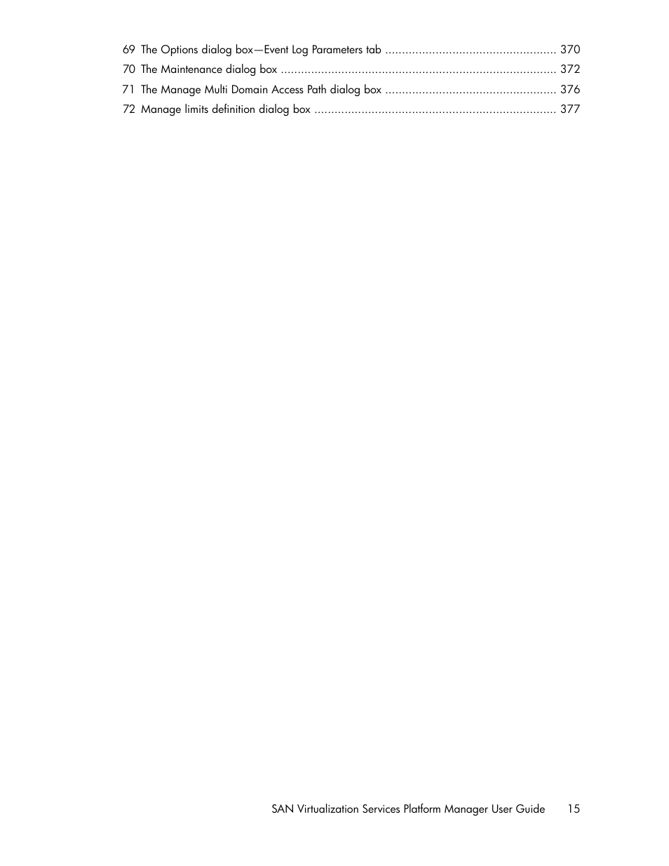 HP SAN Virtualization Services Platform User Manual | Page 15 / 400