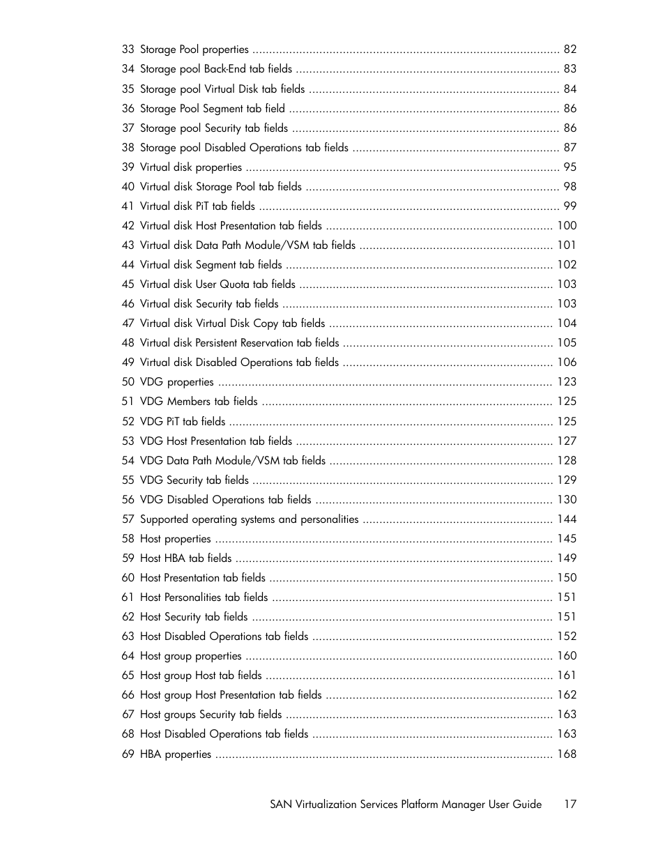 HP SAN Virtualization Services Platform User Manual | Page 17 / 400