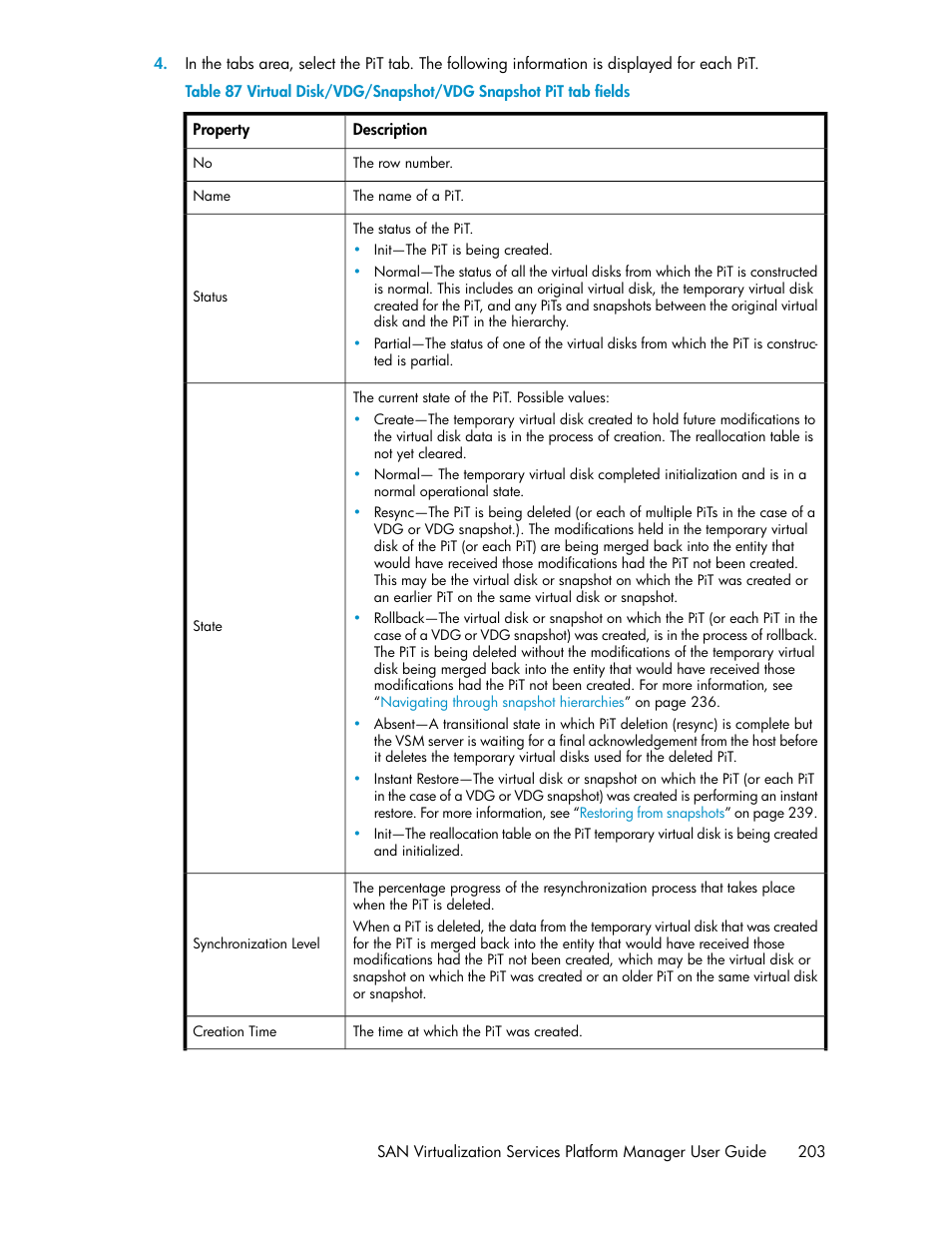 HP SAN Virtualization Services Platform User Manual | Page 203 / 400