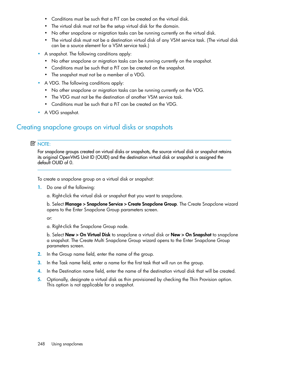 HP SAN Virtualization Services Platform User Manual | Page 248 / 400