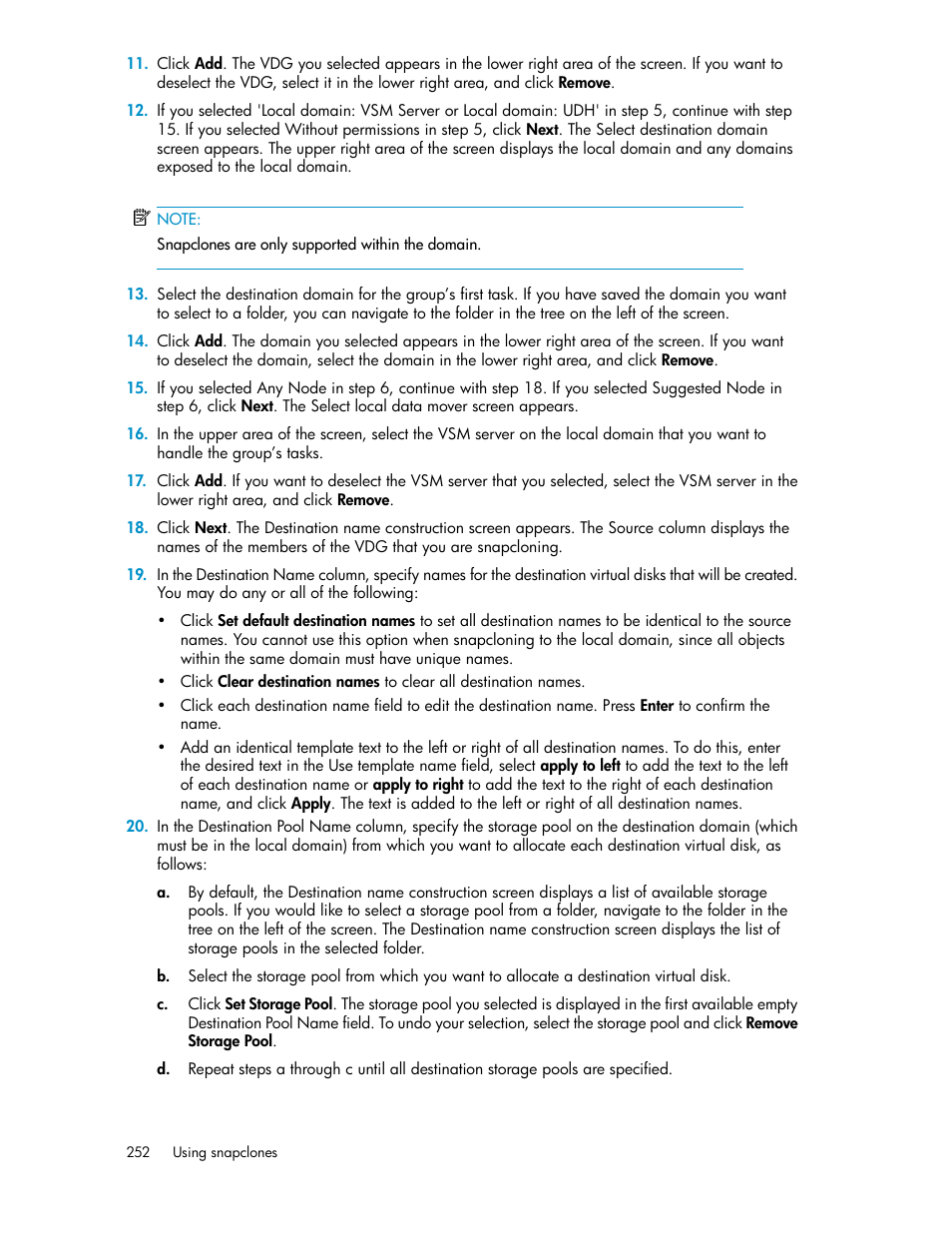 HP SAN Virtualization Services Platform User Manual | Page 252 / 400