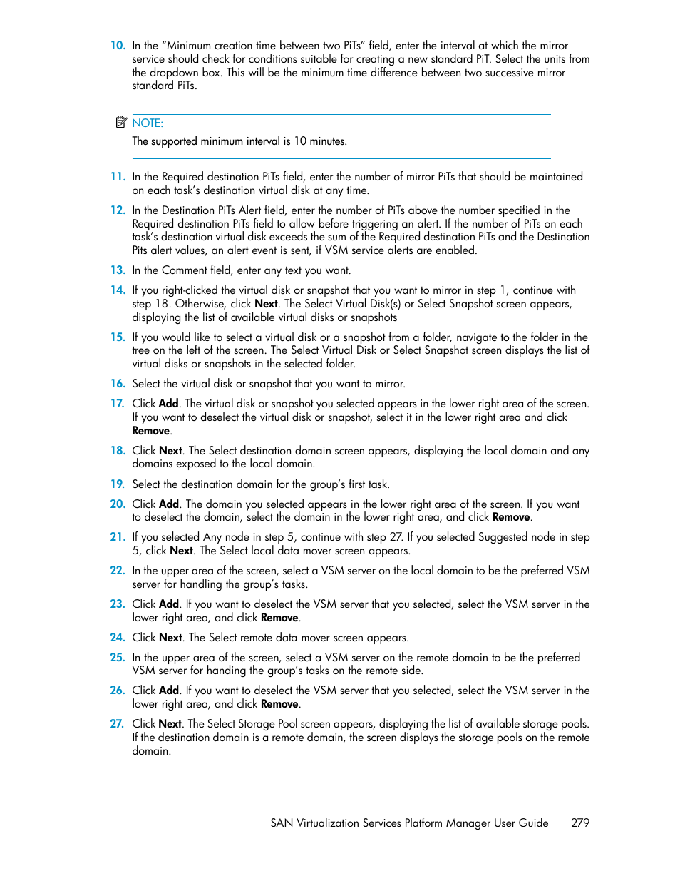 HP SAN Virtualization Services Platform User Manual | Page 279 / 400