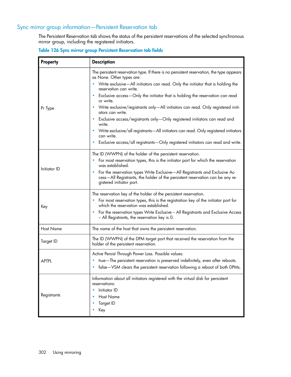 HP SAN Virtualization Services Platform User Manual | Page 302 / 400