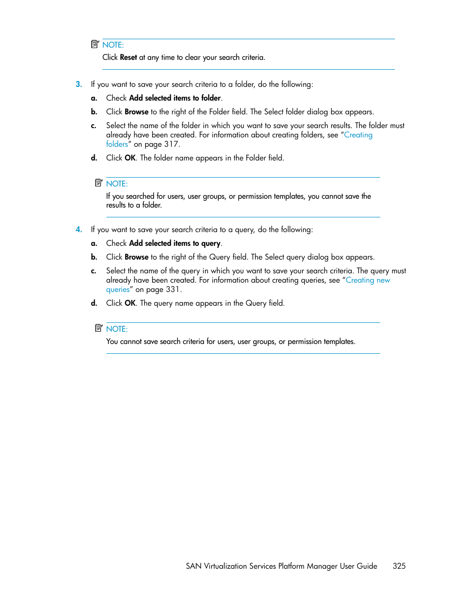 HP SAN Virtualization Services Platform User Manual | Page 325 / 400