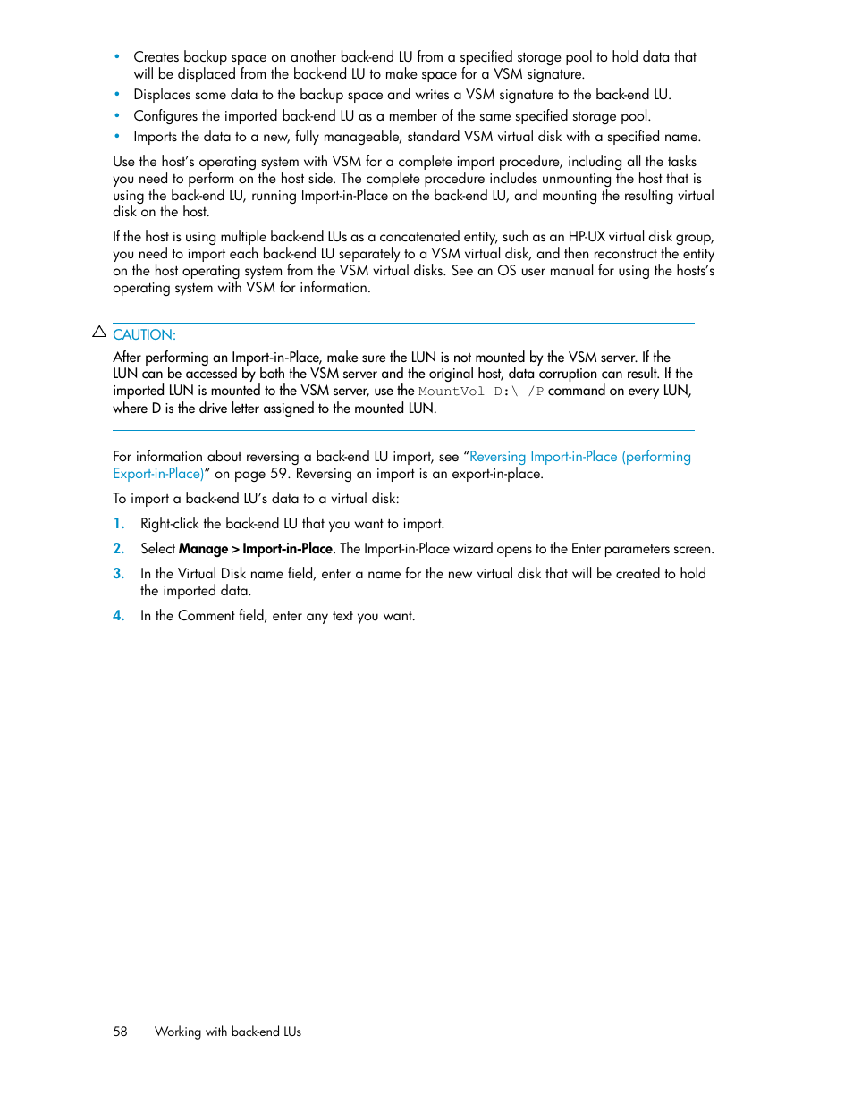 HP SAN Virtualization Services Platform User Manual | Page 58 / 400