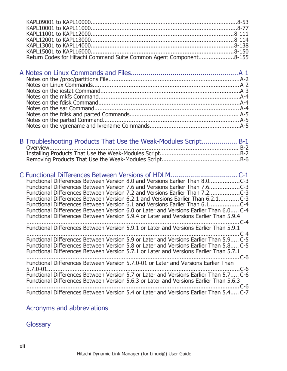 HP Hitachi Dynamic Link Manager Software Licenses User Manual | Page 12 / 716