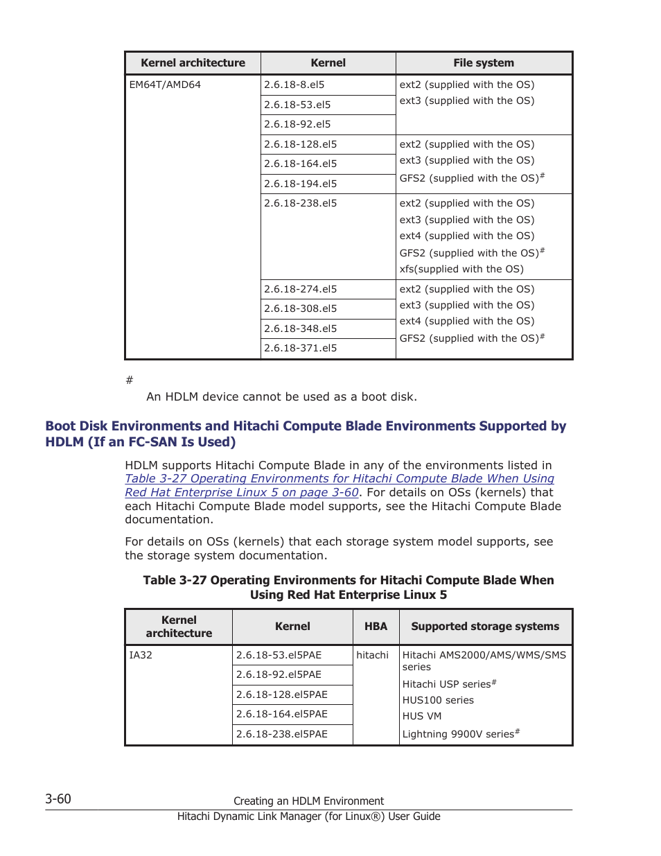 By hdlm (if an fc-san is used) -60 | HP Hitachi Dynamic Link Manager Software Licenses User Manual | Page 132 / 716