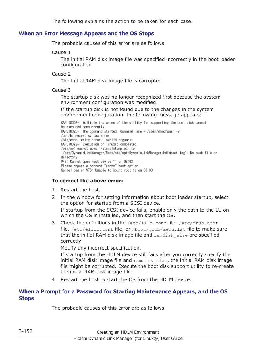 Stops -156 | HP Hitachi Dynamic Link Manager Software Licenses User Manual | Page 228 / 716