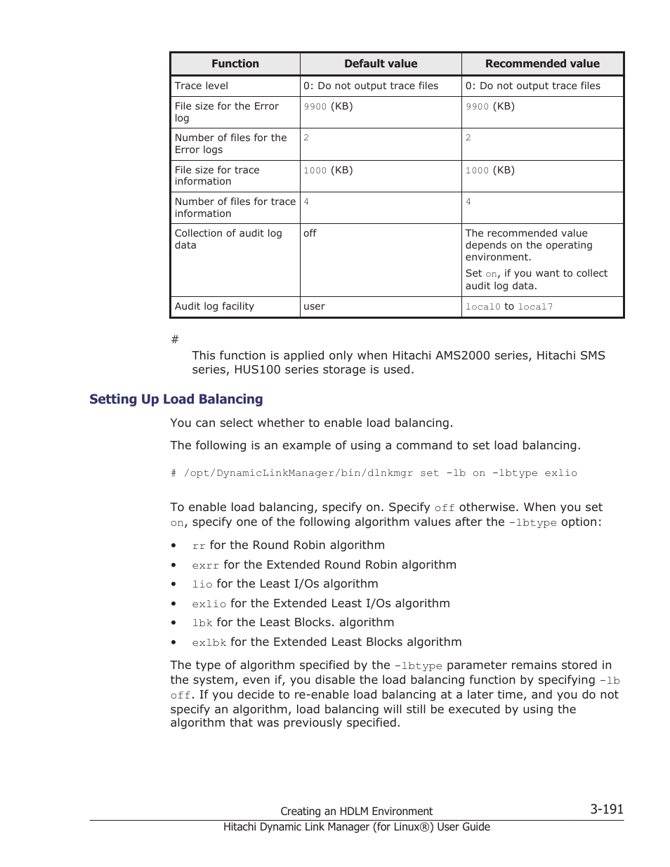 Setting up load balancing -191 | HP Hitachi Dynamic Link Manager Software Licenses User Manual | Page 263 / 716