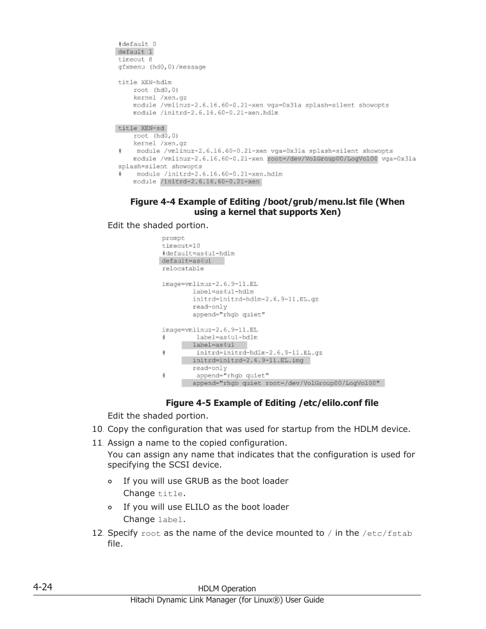 Figure 4-4 example of editing | HP Hitachi Dynamic Link Manager Software Licenses User Manual | Page 328 / 716