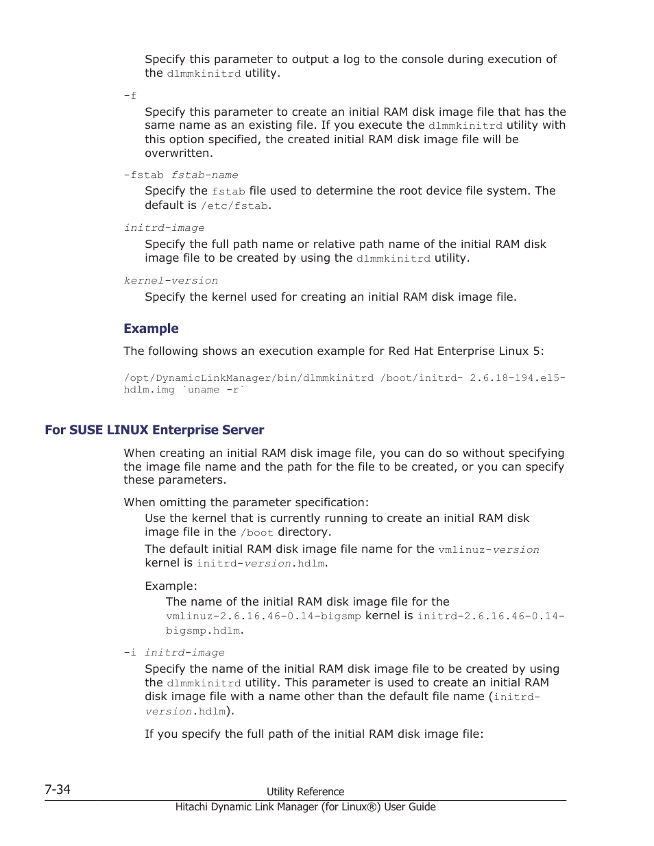 For suse linux enterprise server -34 | HP Hitachi Dynamic Link Manager Software Licenses User Manual | Page 494 / 716