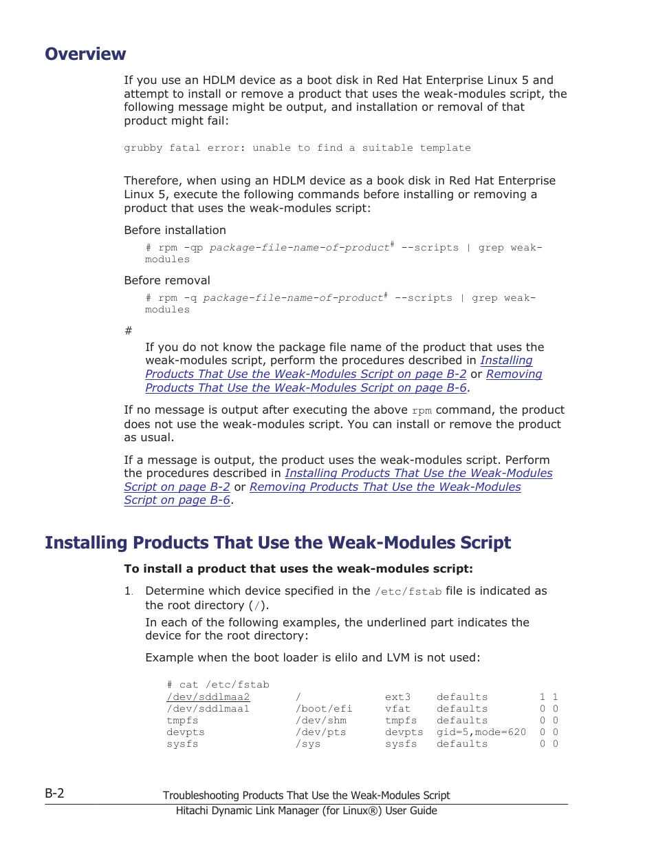 Overview | HP Hitachi Dynamic Link Manager Software Licenses User Manual | Page 680 / 716