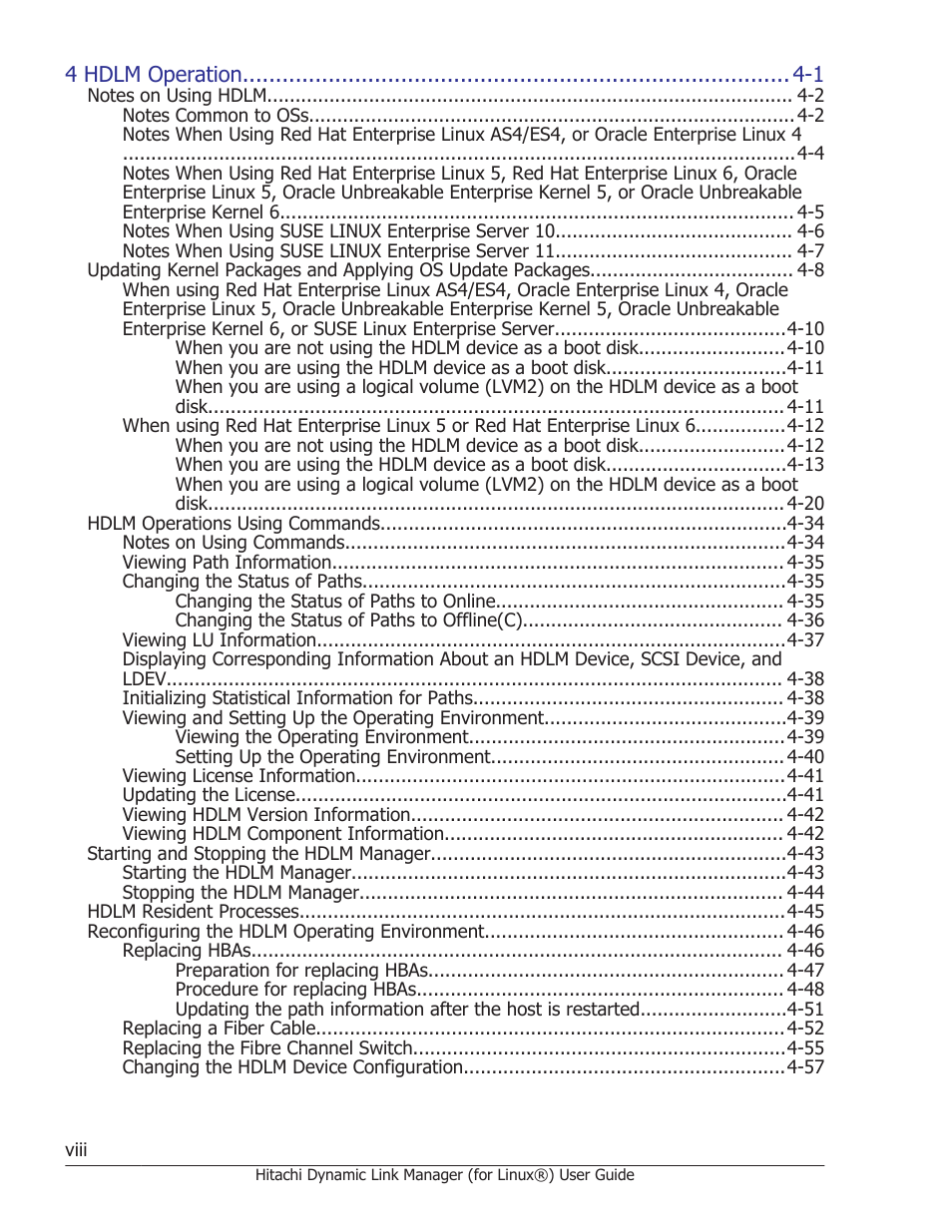 HP Hitachi Dynamic Link Manager Software Licenses User Manual | Page 8 / 716