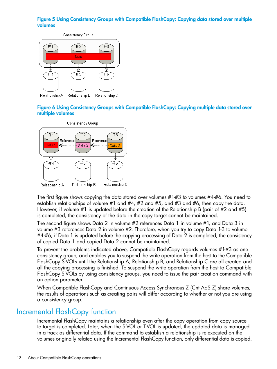 Incremental flashcopy function | HP XP P9500 Storage User Manual | Page 12 / 146