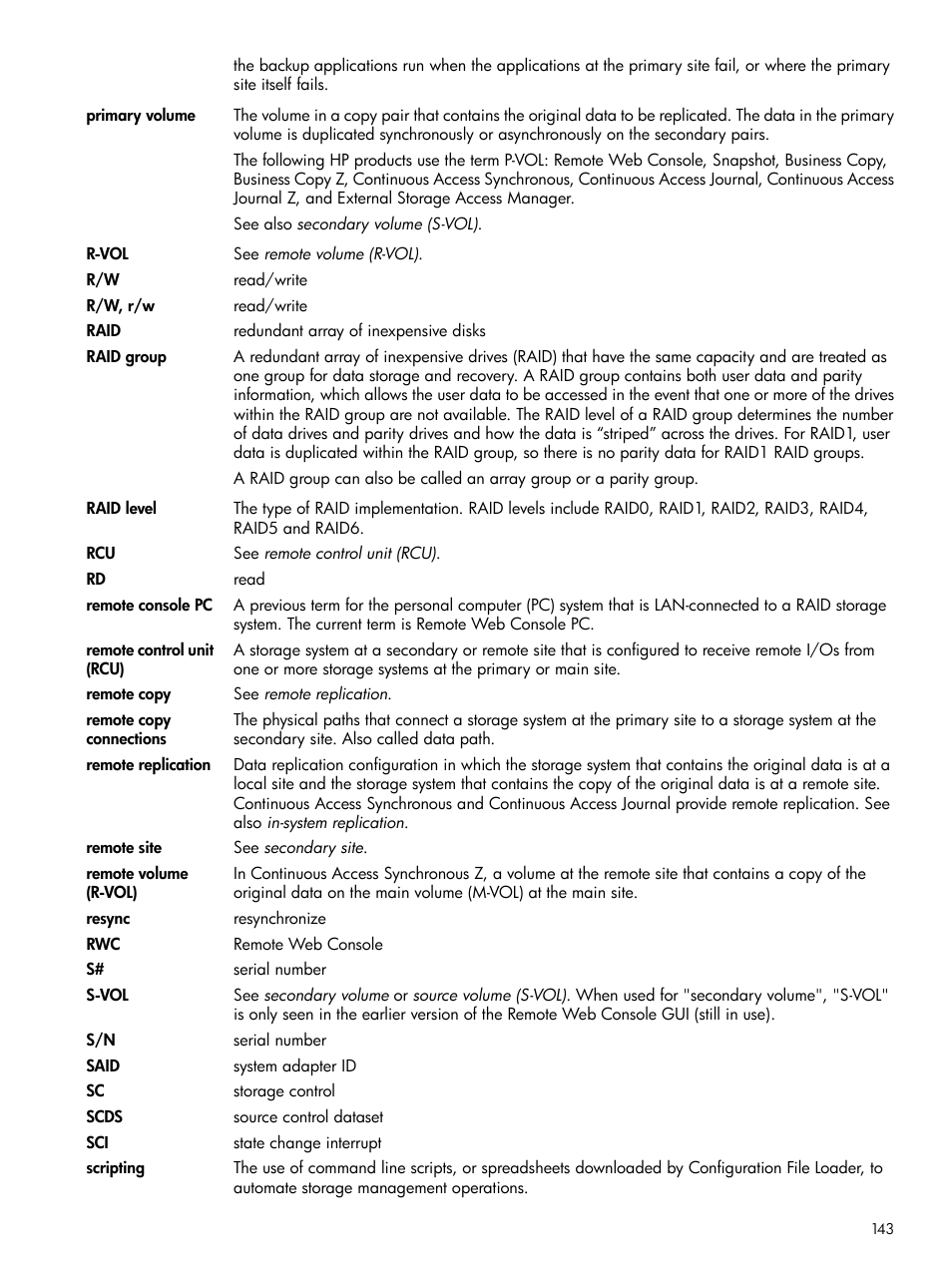 HP XP P9500 Storage User Manual | Page 143 / 146