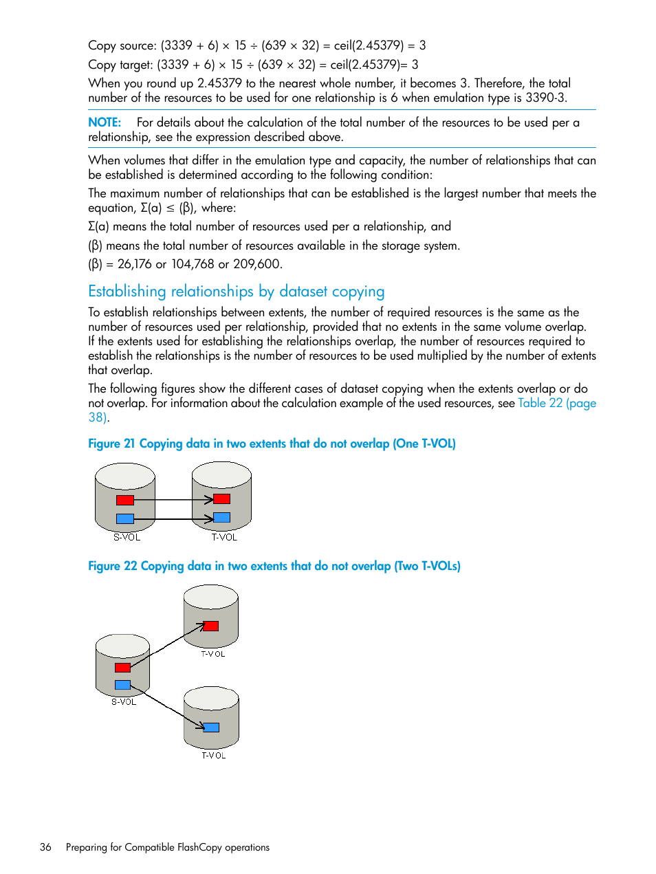 Establishing relationships by dataset copying | HP XP P9500 Storage User Manual | Page 36 / 146