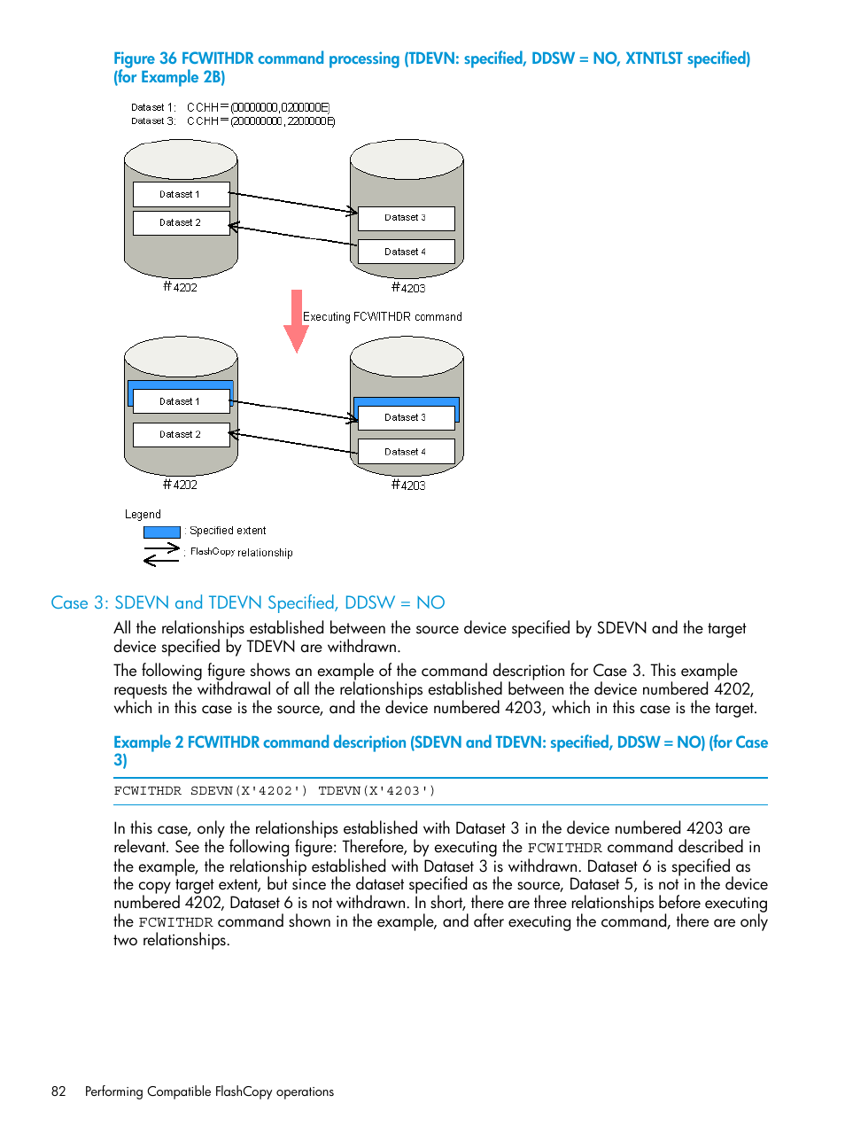 Case 3: sdevn and tdevn specified, ddsw = no | HP XP P9500 Storage User Manual | Page 82 / 146