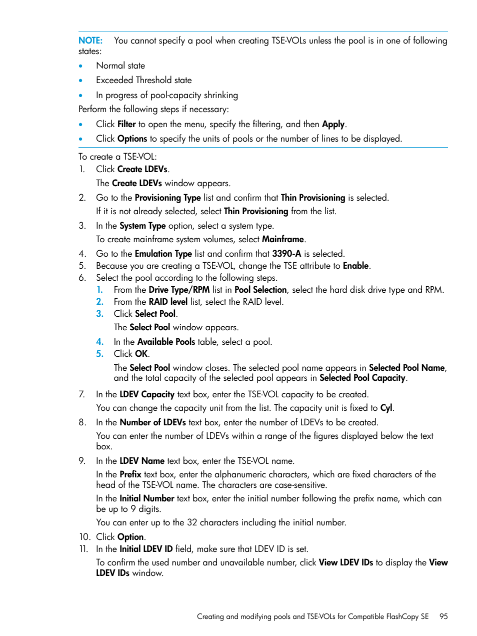 HP XP P9500 Storage User Manual | Page 95 / 146
