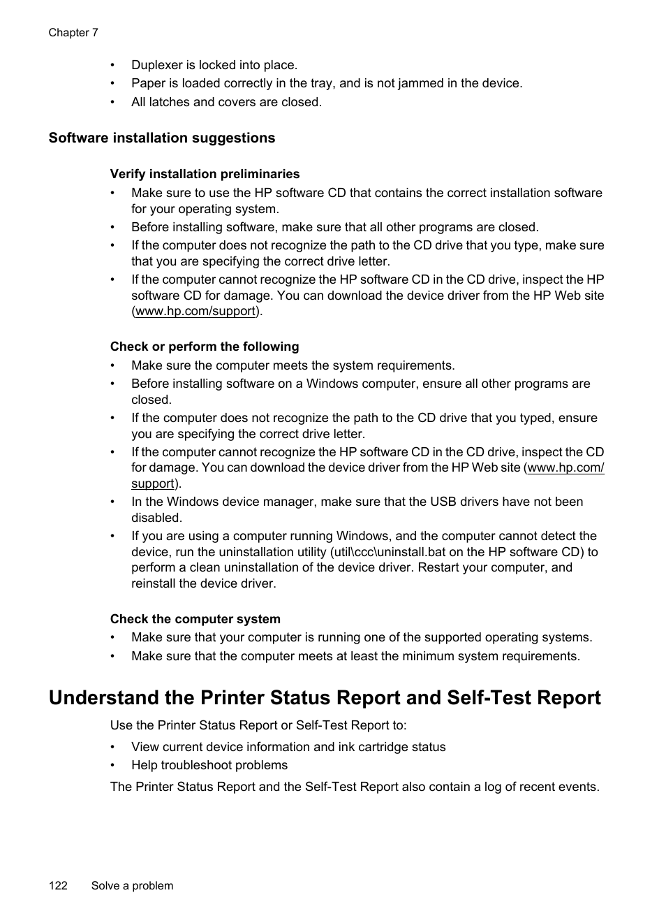 Software installation suggestions | HP OFFICEJET 4500 User Manual | Page 126 / 228