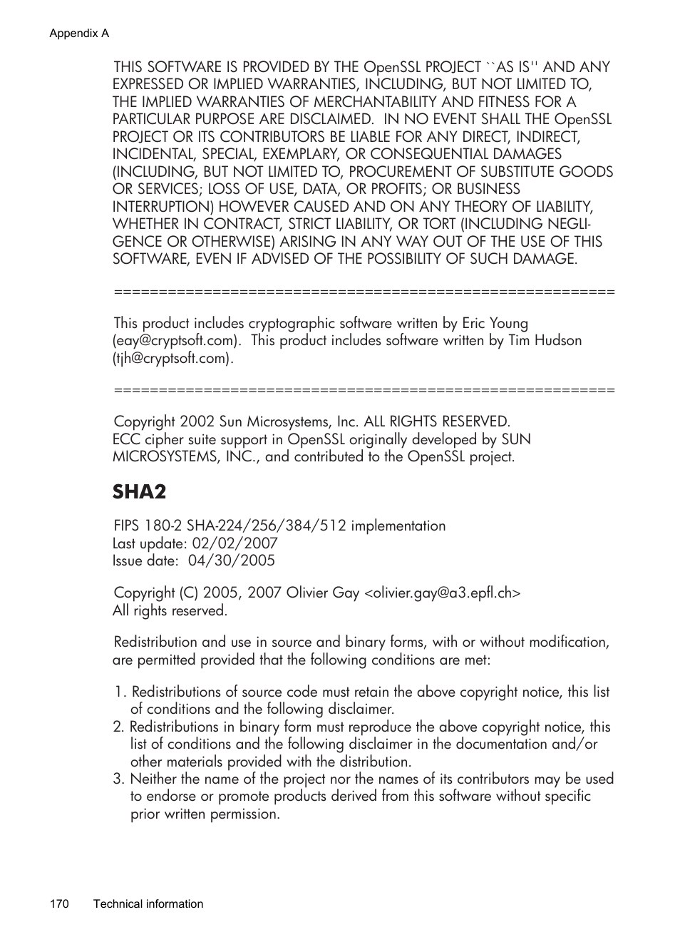 Sha2 | HP OFFICEJET 4500 User Manual | Page 174 / 228