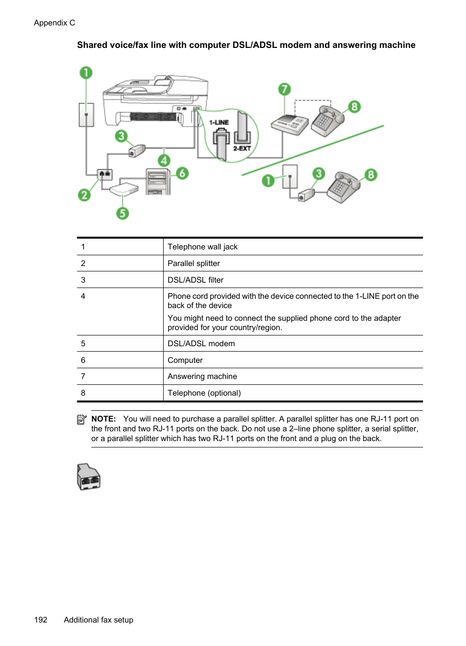 HP OFFICEJET 4500 User Manual | Page 196 / 228