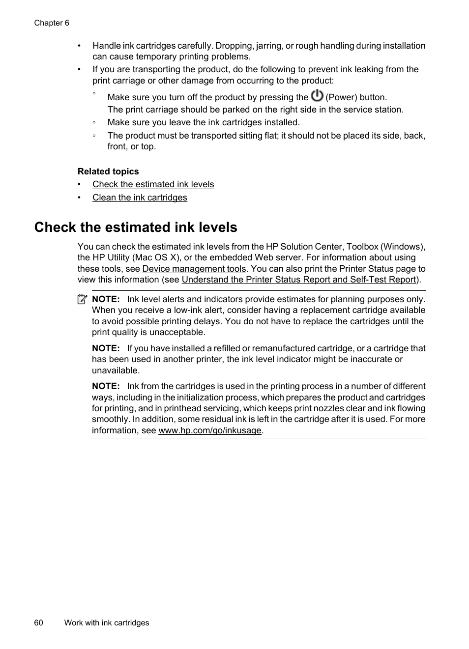 Check the estimated ink levels | HP OFFICEJET 4500 User Manual | Page 64 / 228