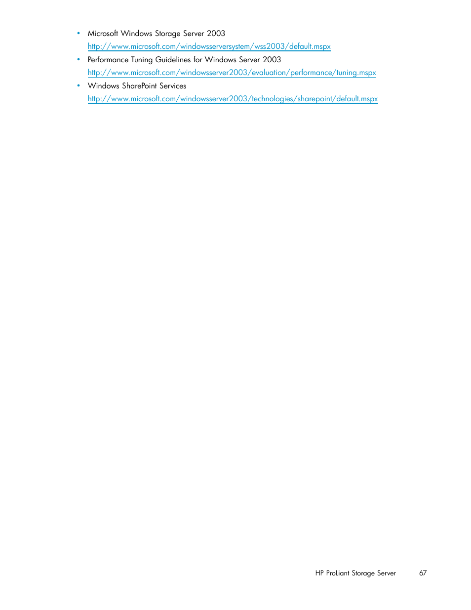 HP ProLiant DL585 G2 Storage-Server User Manual | Page 67 / 150