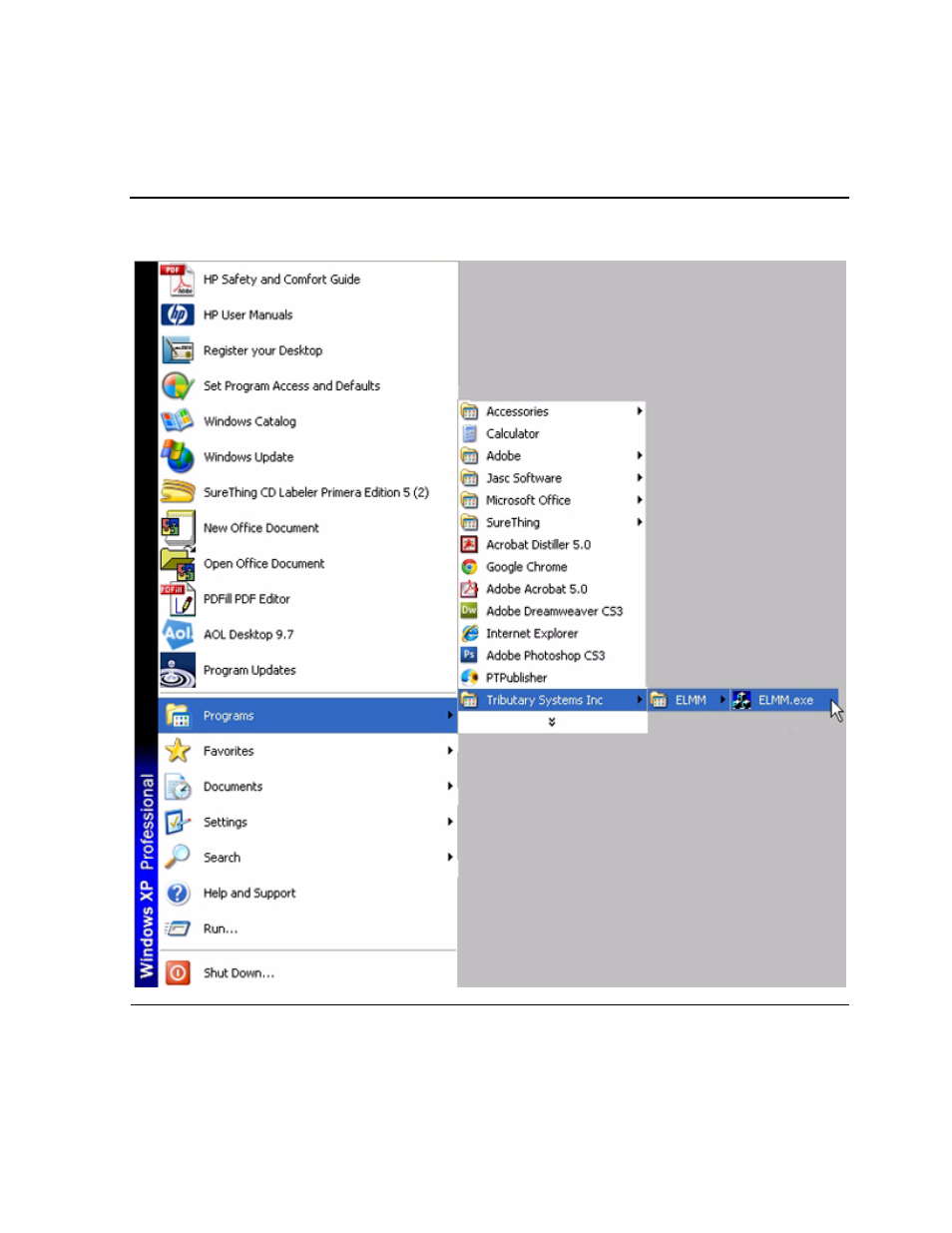 Transferring files via ftp, Figure 2-11, Navigating to elmm.exe | HP Integrity NonStop J-Series User Manual | Page 20 / 96