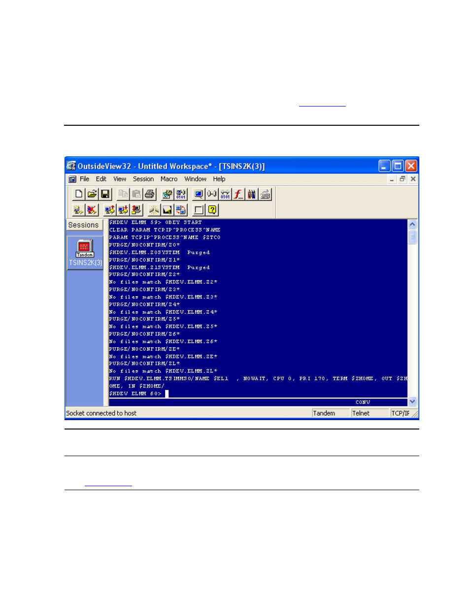 Running the server processes on the nonstop system, Figure 3-14, Obey start | HP Integrity NonStop J-Series User Manual | Page 39 / 96