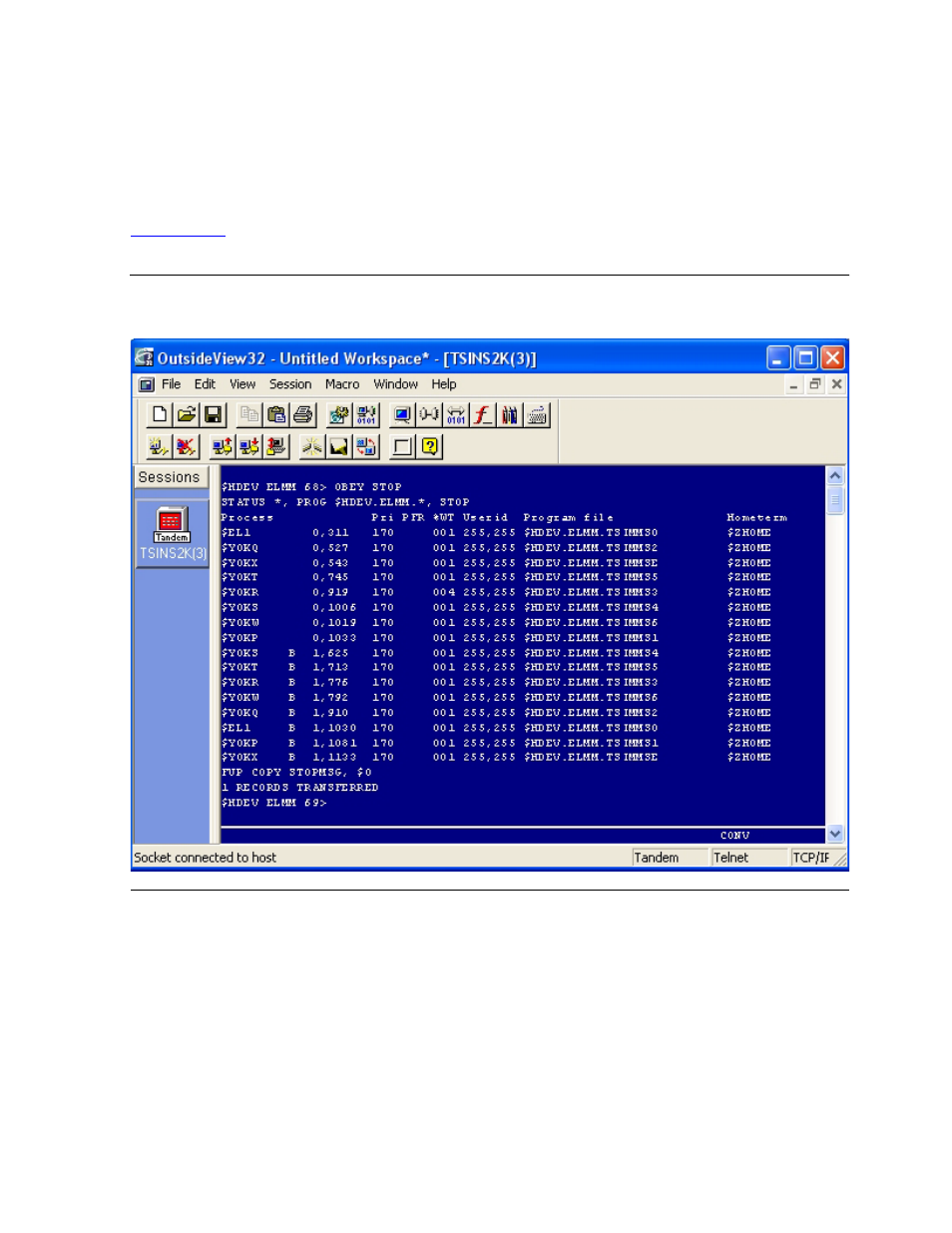 Stopping the processes on the nonstop system, Figure 3-18, Obey stopall command | HP Integrity NonStop J-Series User Manual | Page 43 / 96