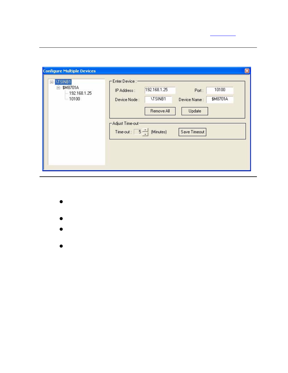 Figure 4-2, Configure multiple devices dialog box | HP Integrity NonStop J-Series User Manual | Page 47 / 96