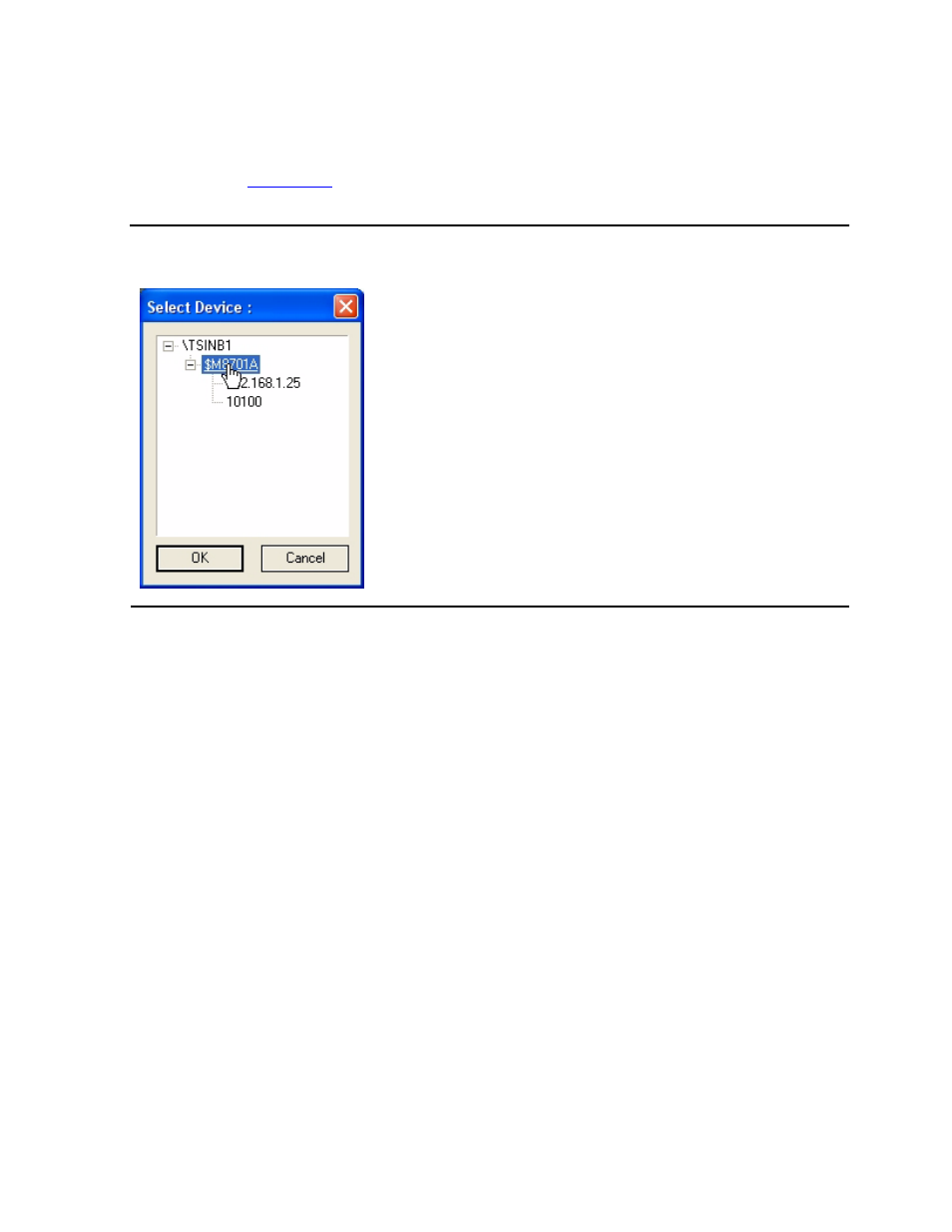 Figure 4-4, Select device | HP Integrity NonStop J-Series User Manual | Page 49 / 96