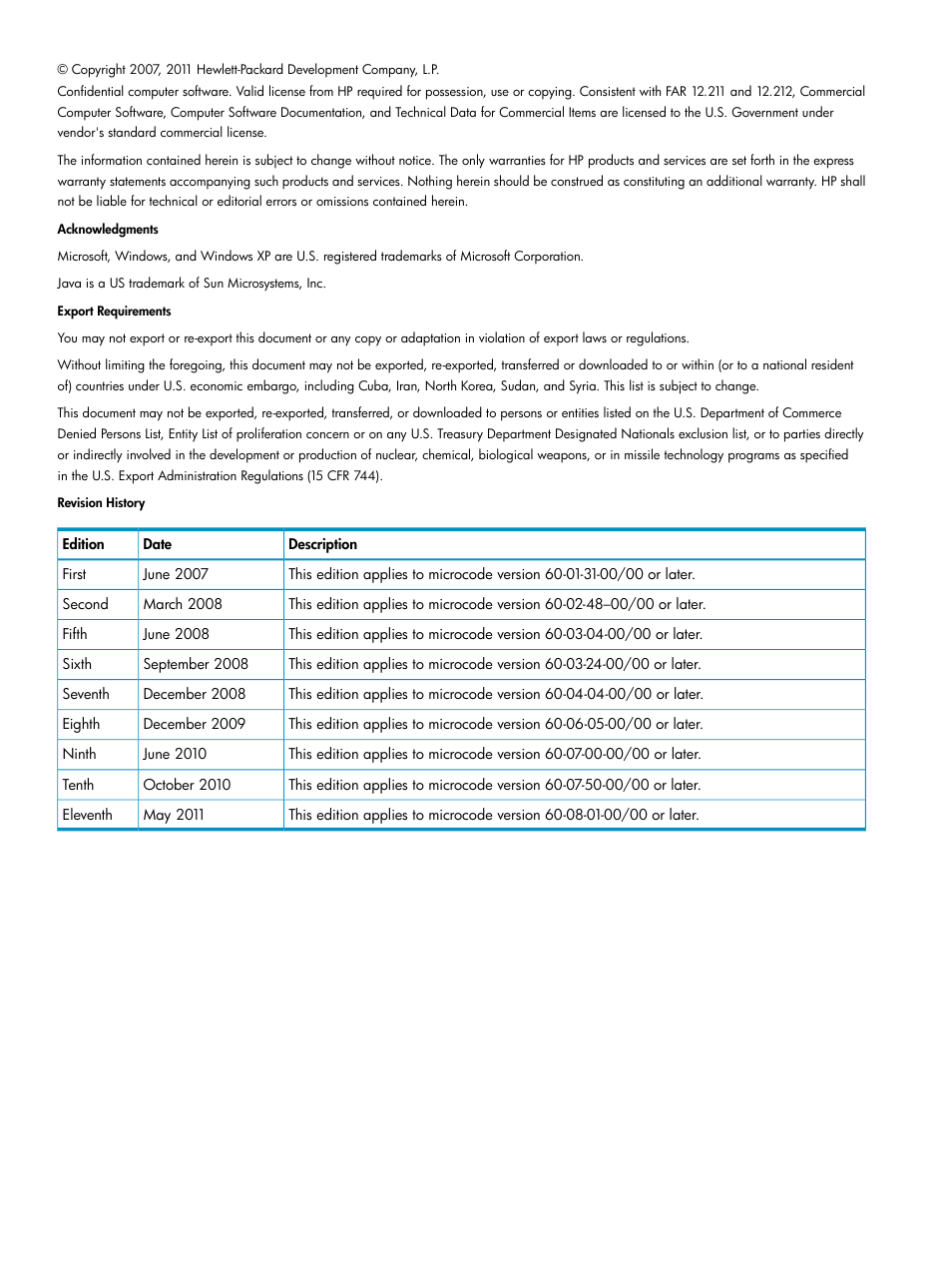 HP StorageWorks XP Remote Web Console Software User Manual | Page 2 / 75