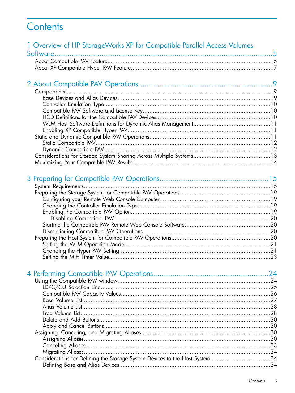 HP StorageWorks XP Remote Web Console Software User Manual | Page 3 / 75