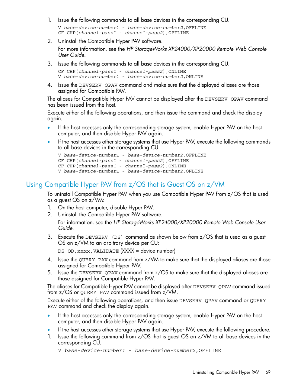 HP StorageWorks XP Remote Web Console Software User Manual | Page 69 / 75