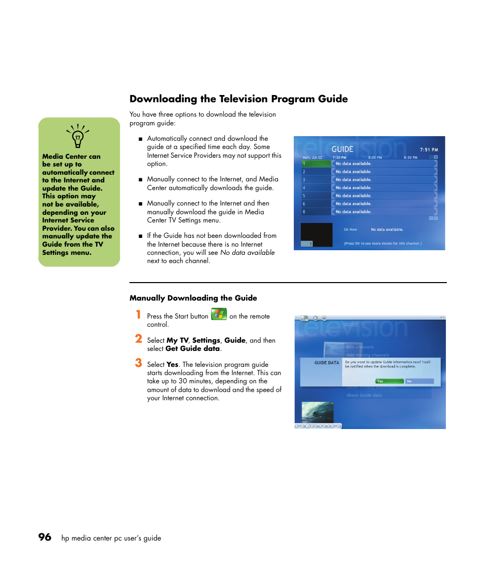 HP Media Center m477.uk Desktop PC User Manual | Page 102 / 232