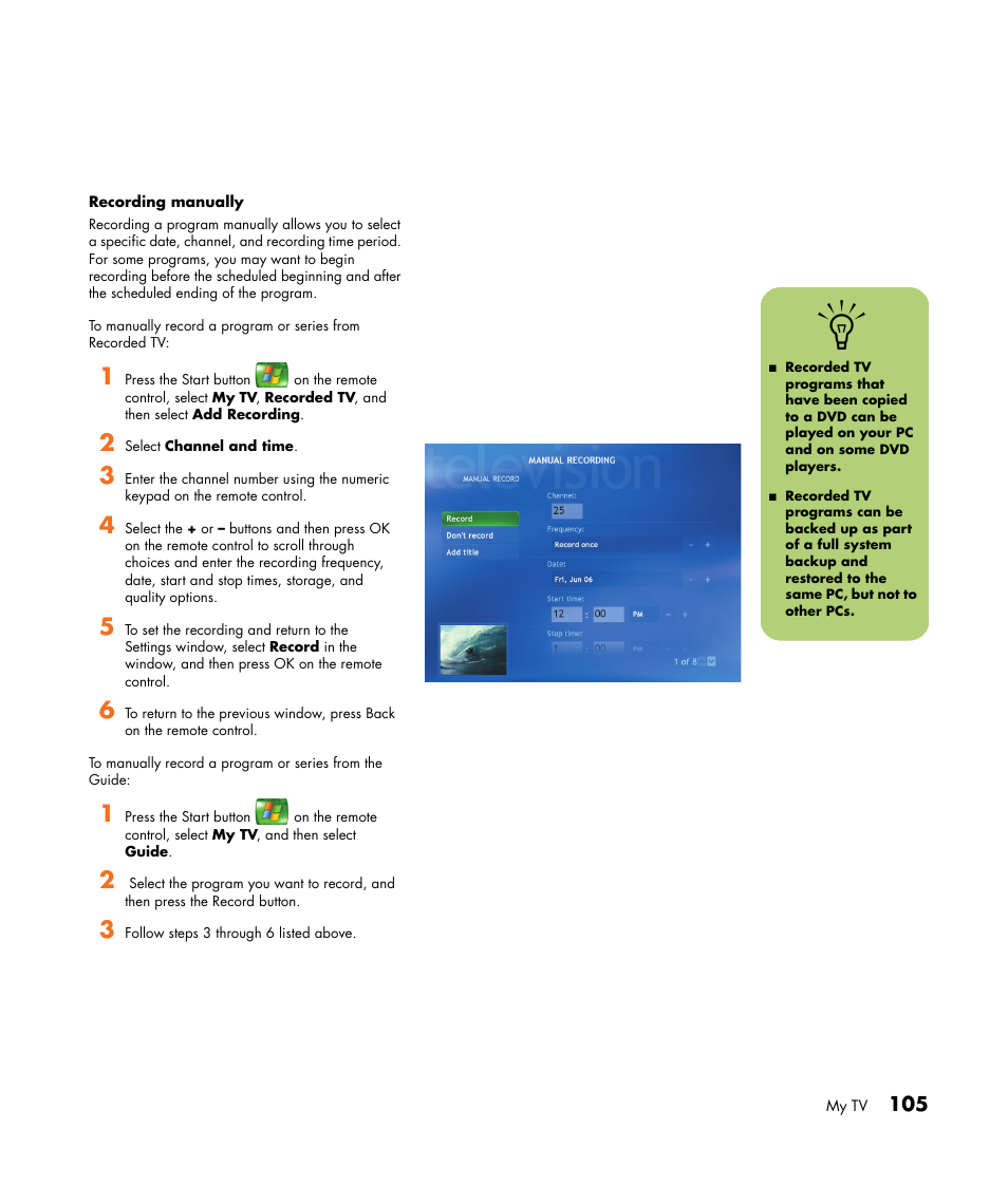 HP Media Center m477.uk Desktop PC User Manual | Page 111 / 232