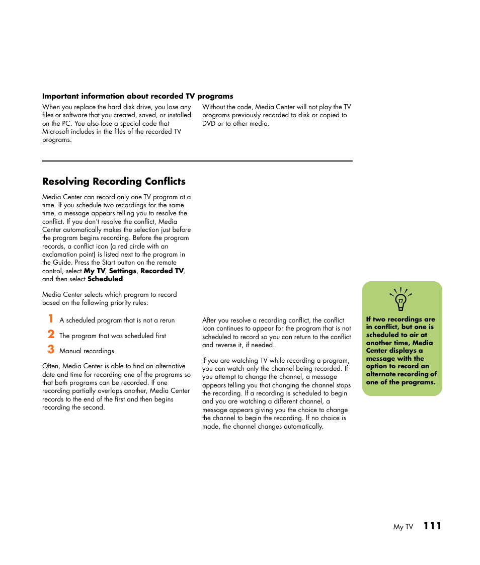 HP Media Center m477.uk Desktop PC User Manual | Page 117 / 232