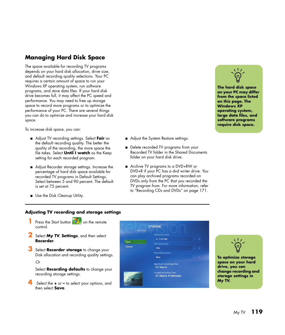 HP Media Center m477.uk Desktop PC User Manual | Page 125 / 232