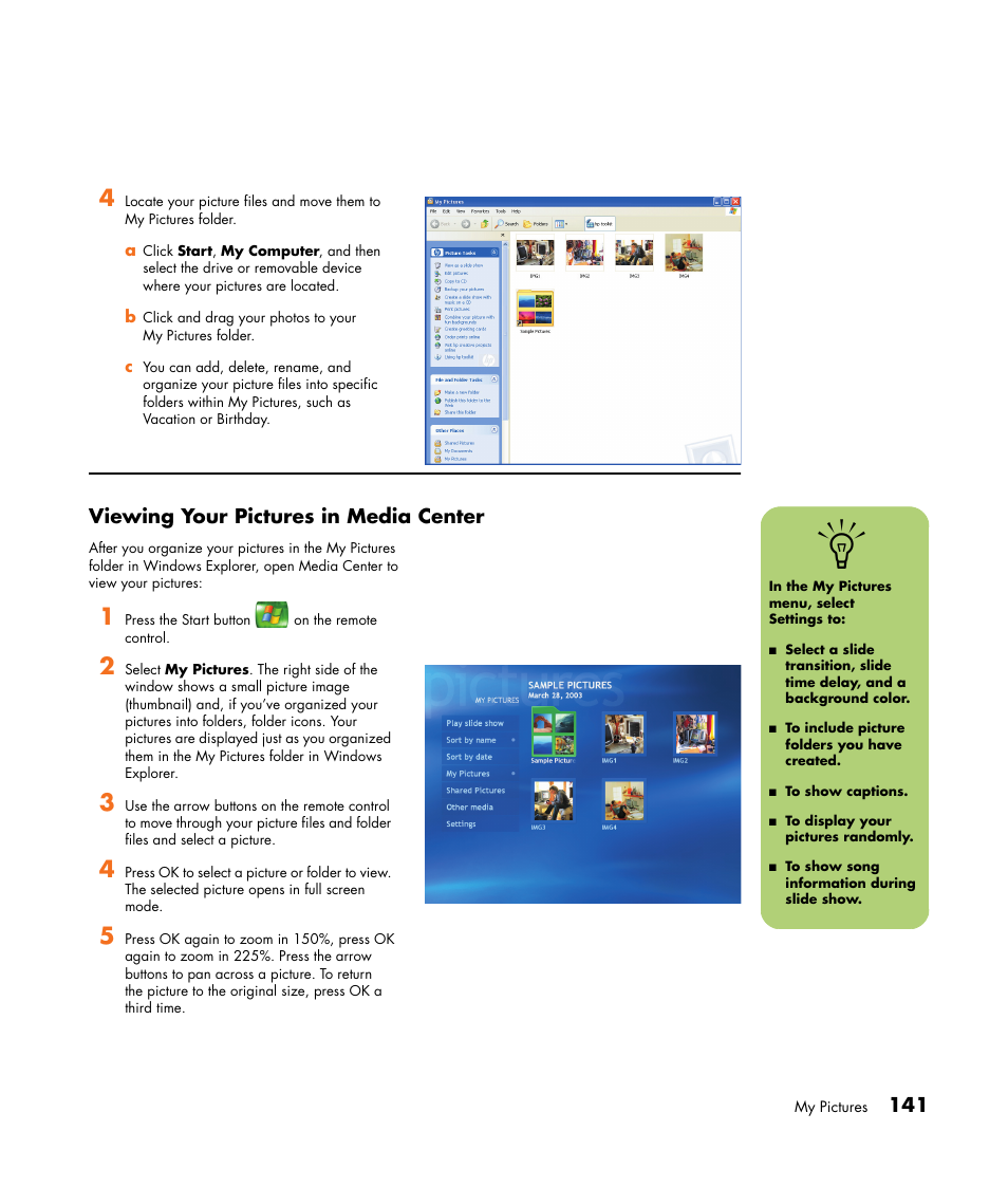 HP Media Center m477.uk Desktop PC User Manual | Page 147 / 232