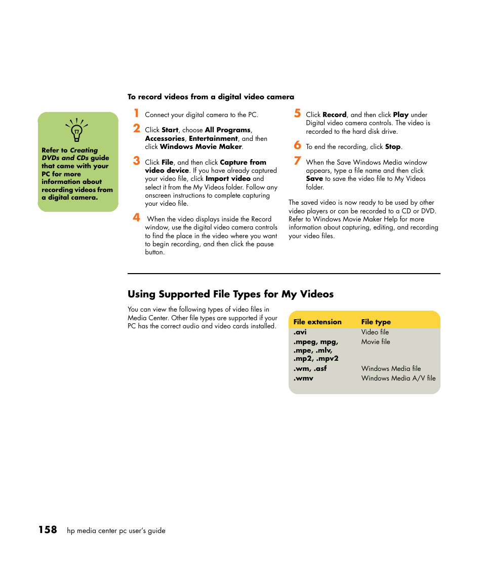 HP Media Center m477.uk Desktop PC User Manual | Page 164 / 232