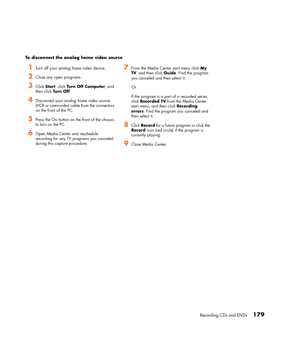 HP Media Center m477.uk Desktop PC User Manual | Page 185 / 232