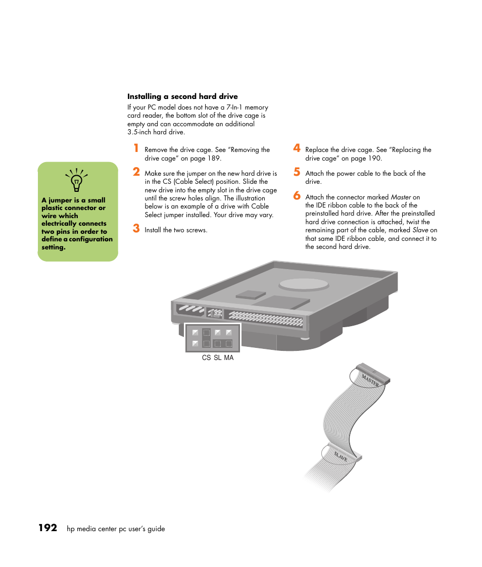 HP Media Center m477.uk Desktop PC User Manual | Page 198 / 232