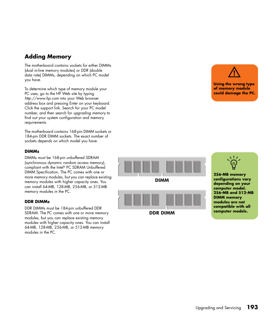 HP Media Center m477.uk Desktop PC User Manual | Page 199 / 232