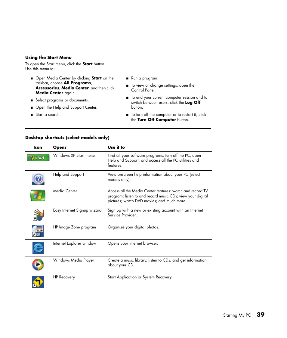 HP Media Center m477.uk Desktop PC User Manual | Page 45 / 232