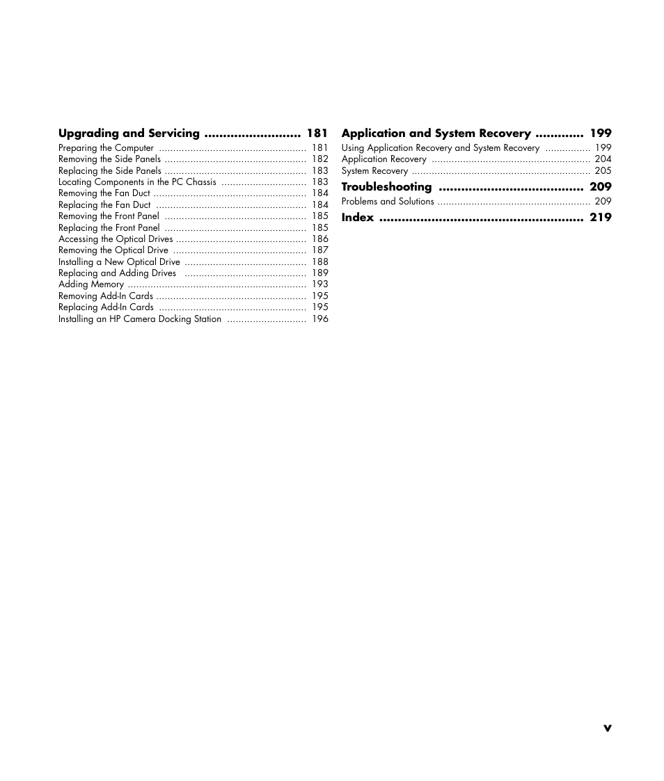 HP Media Center m477.uk Desktop PC User Manual | Page 5 / 232