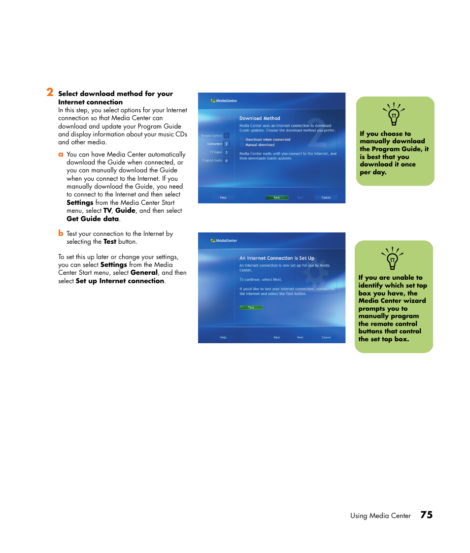 HP Media Center m477.uk Desktop PC User Manual | Page 81 / 232
